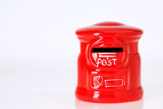 Red toy post box