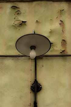 lamp in an old house