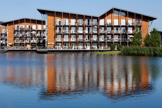 Apartments at the waterfront in the Netherlands