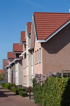 Middle class neighborhood in the Netherlands