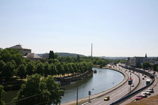 The Saar in Saarbrücken