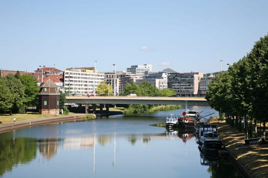 The Saar in Saarbrücken