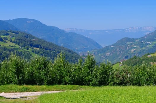 Eisack Valley in the Dolomites - Eisack valley in italian Dolomites 01