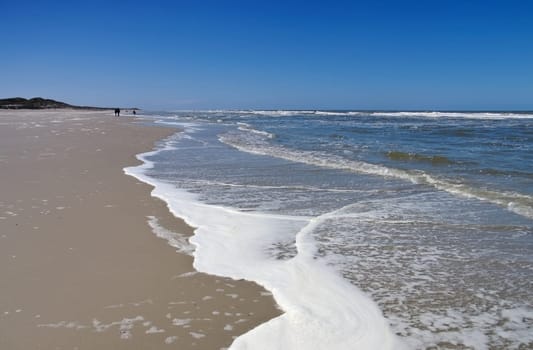 East Frisian island Langeoog,the beach - island Langeoog North Sea,the beach