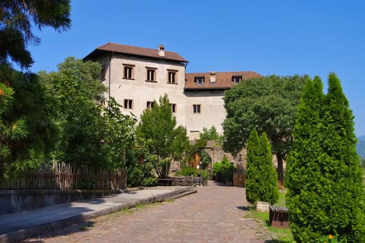 Bolzano in South Tyrol,the castle Haselburg - Bolzano in Alto Adige,the castle Castel Flavon
