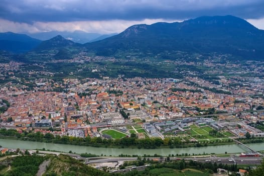 the Italian town of Trento - the italian town Of Trento
