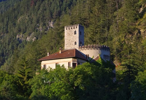 Welfenstein Castle in the Dolomites - Welfenstein castle in italian Dolomites