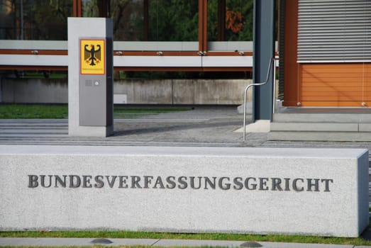Federal Constitutional Court BVerfG Karlsruhe Germany Federal Republic court democracy Basic Constitution