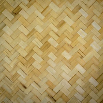 Bamboo woven texture background