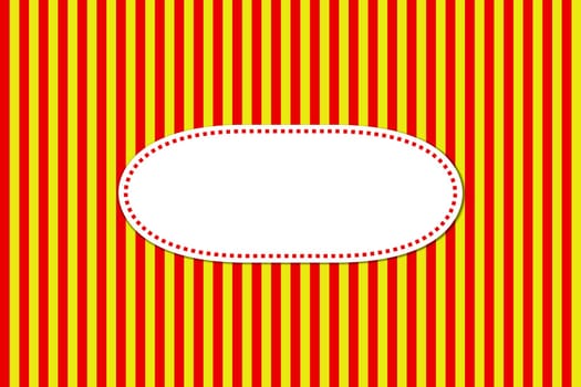Striped congratulation card yellow red with text clearance for text