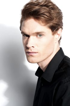 Picture of a young man posing to the camera