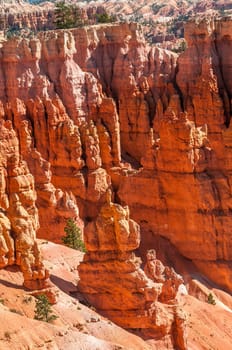 spectacular Hoodoo rock spires of Bryce Canyon, Utah, USA