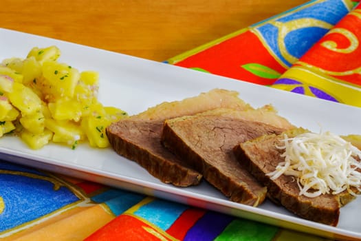 Tafelspitz with Kren and potato salad