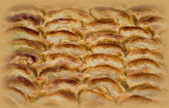 Apple pie in a tin