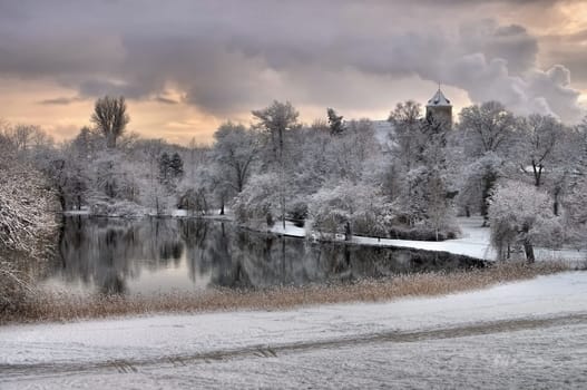 Spremberg Castle Winter - Spremberg castle in winter 01