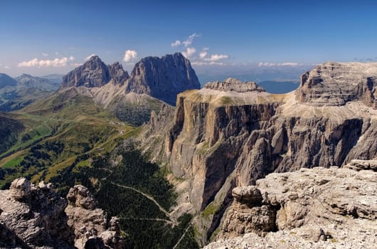 Sella Group in Dolomites - Sella group in Dolomites 02