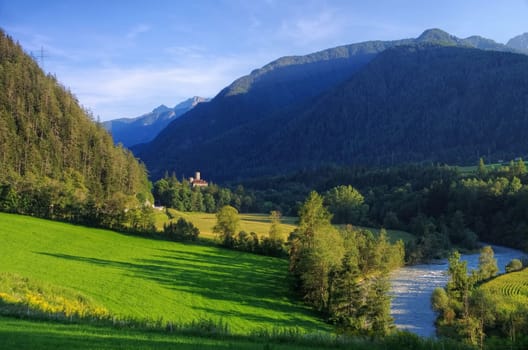 Welfenstein Castle in the Dolomites - Welfenstein castle in italian Dolomites