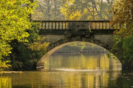 Woerlitzer Park Neue Bruecke - English Grounds of Woerlitz New Bridge 01