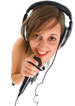 Woman singing