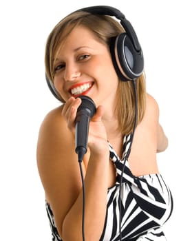 Woman singing