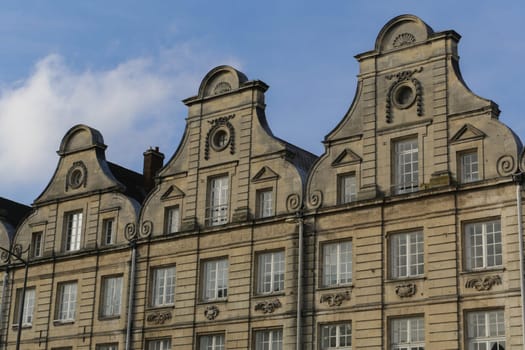 Old buildings around the Grand Place in the French Arras