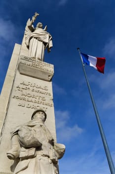 World war monument in the French Arras