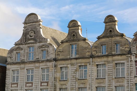 Old buildings around the Grand Place in the French Arras