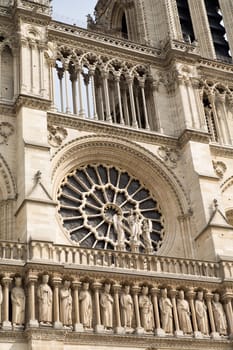 The Notre Dame Cathedral in Paris - France