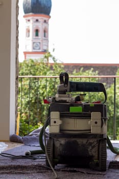 New windows are installed - the vacuum cleaner is ready