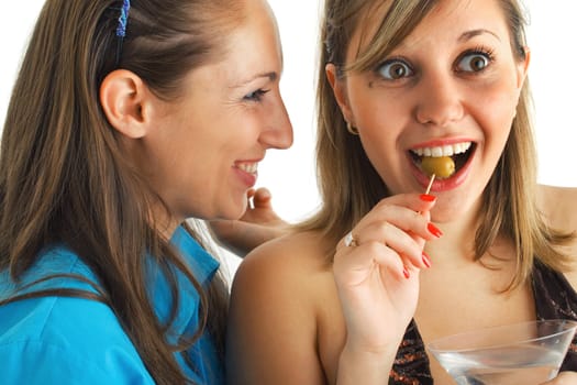 Women talking