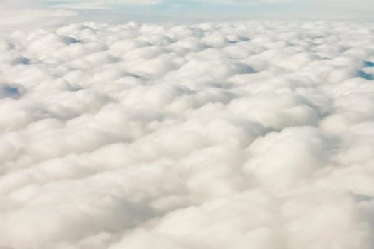 Aerial sky and clouds background