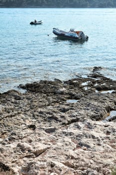 Coast of Medulin on the Adriatic Sea in Croatia