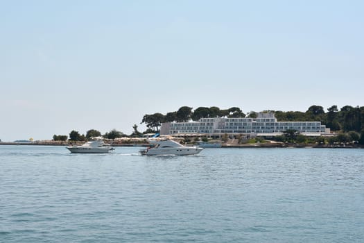 Island of Sveti Nikola off the coast of Porec in Croatia