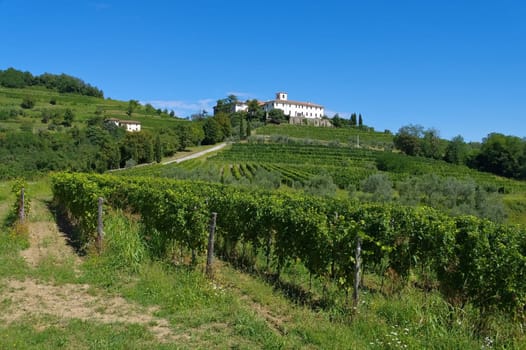 Rosazzo Abbey in Northern Italy - Rosazzo Abbey in northern Italy01