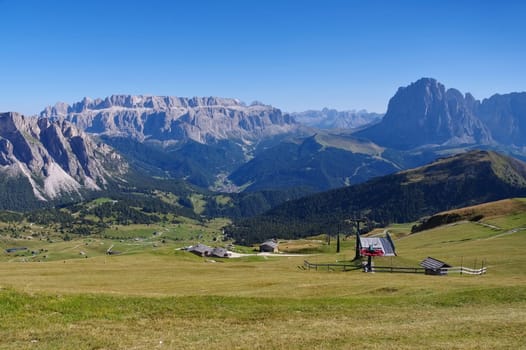 Sella Group in the Italian Dolomites - Sella group mountains in italian Dolomites