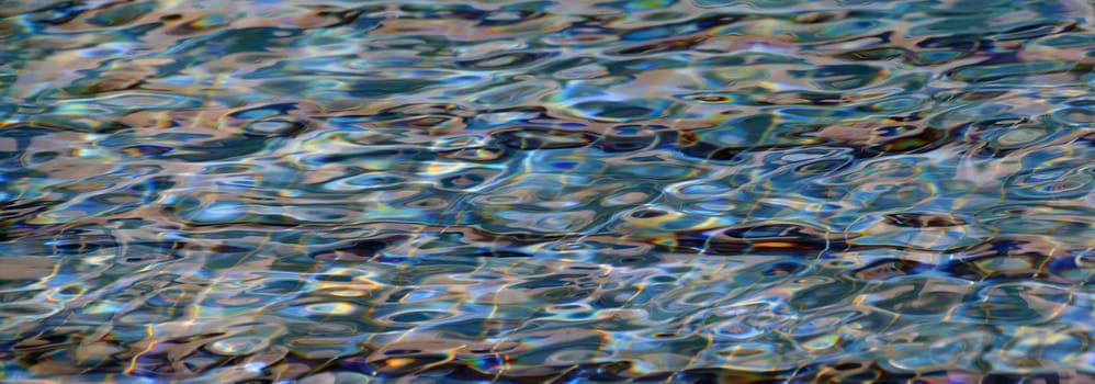 Shimmering water surface