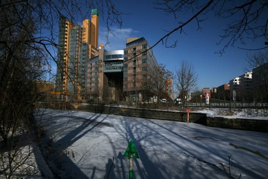 Potsdamer Platz in winter