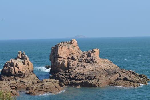 Atlantic coast in Brittany