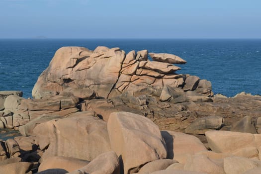 Coast in Brittany