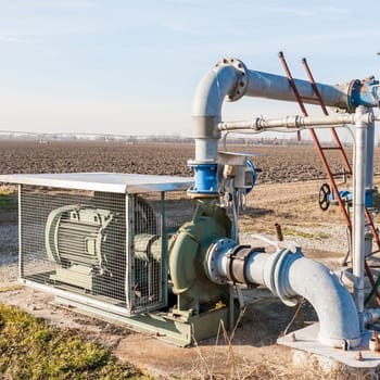 System for pumping irrigation water for agriculture