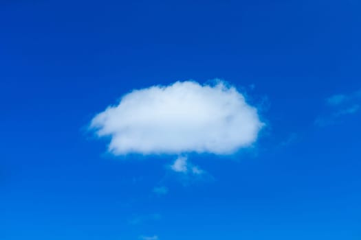 clouds in the blue sky