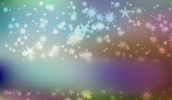 Christmas star card design