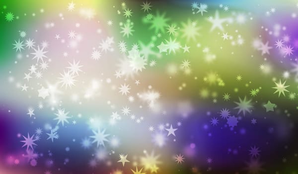 Christmas star card design