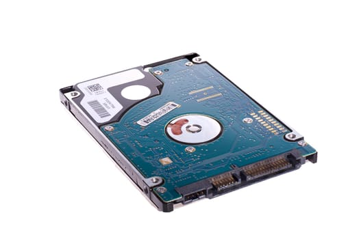 2.5 inch Hard drive isolated