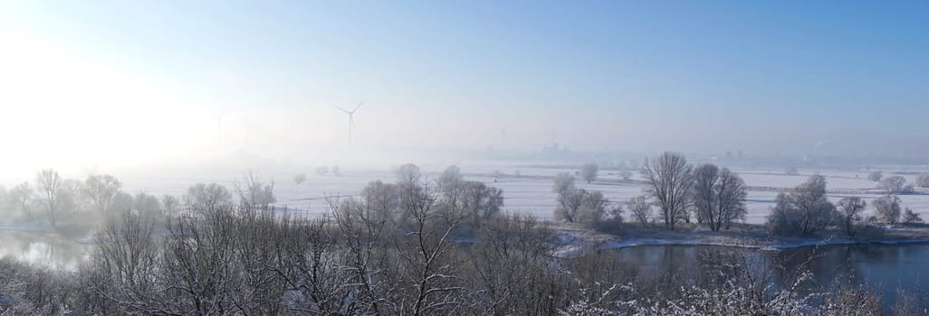 View of the Elbe near Magdeburg