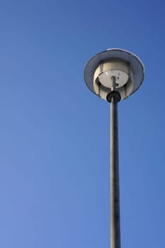 Street lamp from the GDR at the roadside
