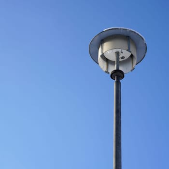 Street lamp from the GDR at the roadside