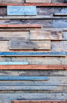 Background of reclaimed timber for a modern rustic look.