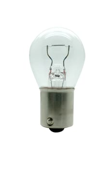 Light bulb isolated on white background
