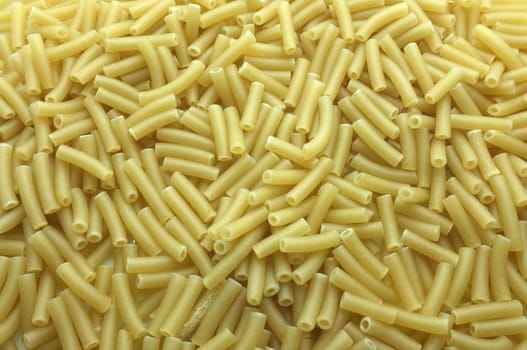 Dry Italian macaroni, pasta